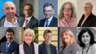 A collage image featuring portrait photos of the ten members of the Advisory Board. Top row L-R: Sir John Elvidge, Professor Anand Menon, Lord Andrew Dunlop, Dr Audrey MacDougall, Joyce White OBE. Bottom row L-R: Ken Macintosh, Linda Hanna MBE, Liz Ditchburn, Theresa Shearer, Zainab Kizilbash Agha
