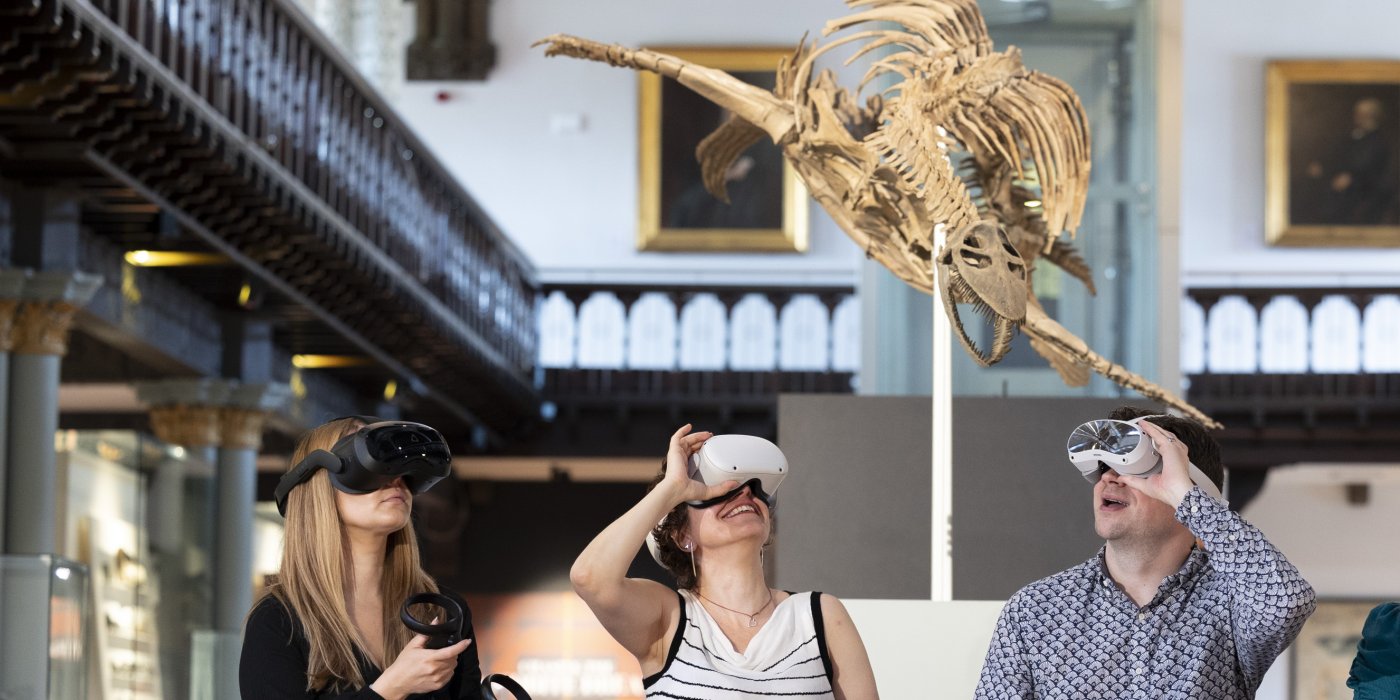 Researchers working on the Museums in the Metaverse project