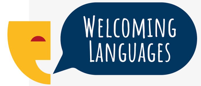 Logo for the Welcoming Languages project