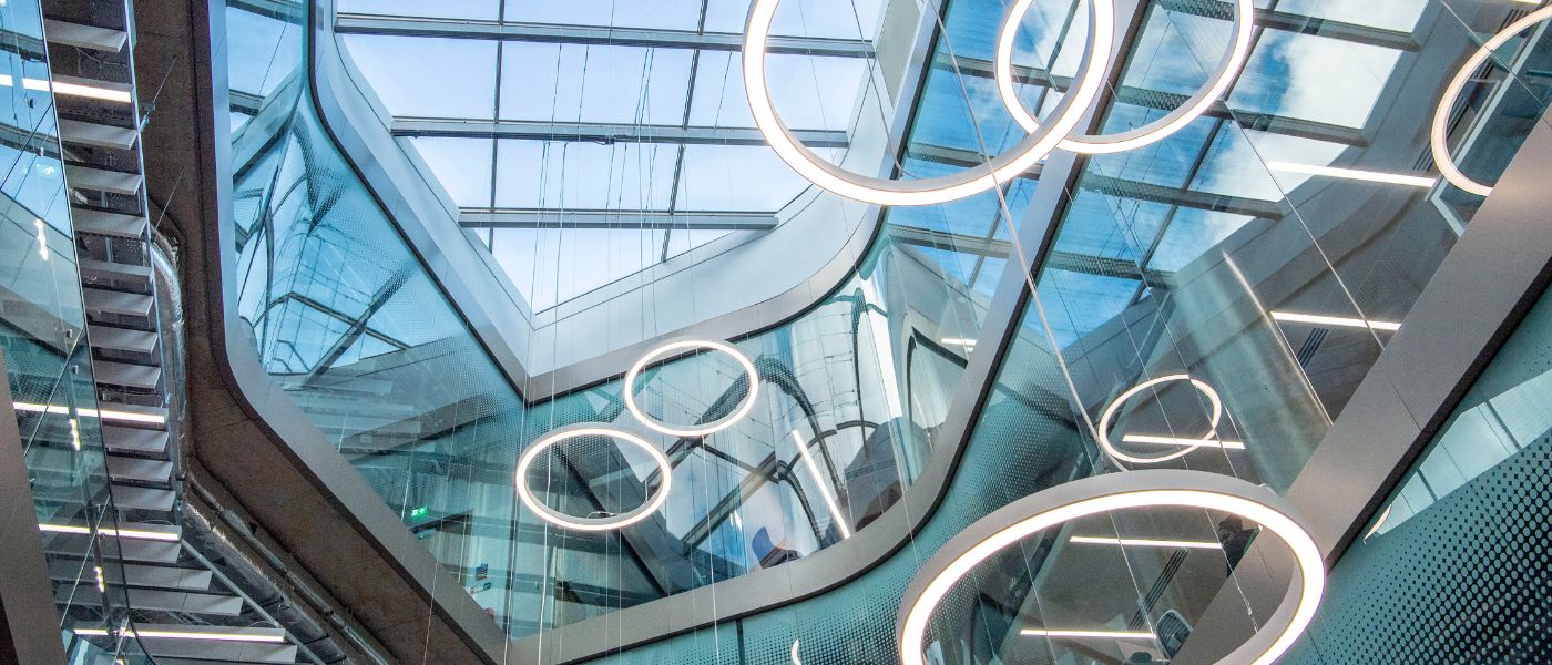 Interior of the Mazumdar-Shaw ARC Building