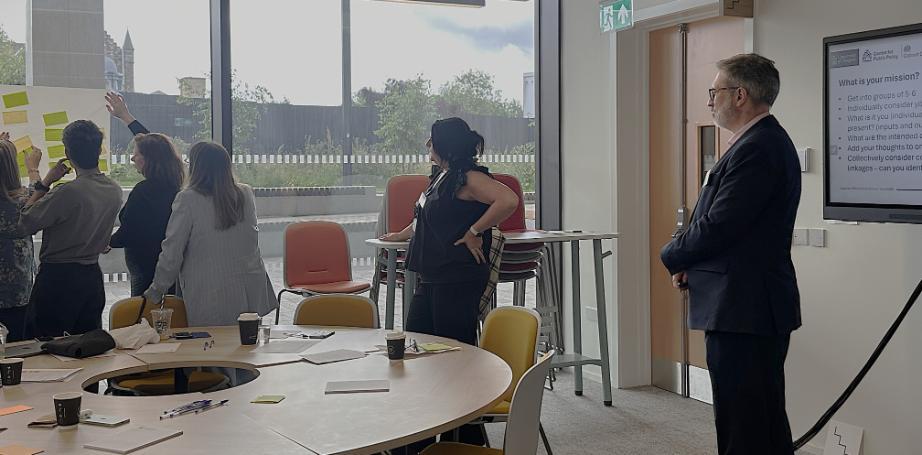 students doing groupwork