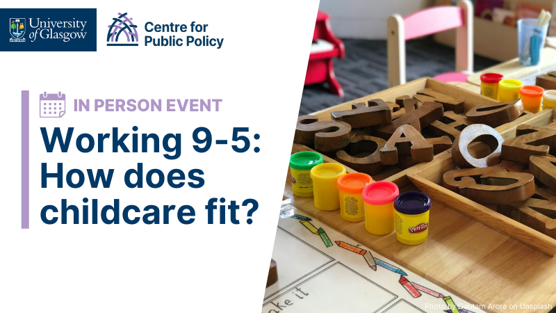 In-person event, Working 9-5: How does childcare fit?