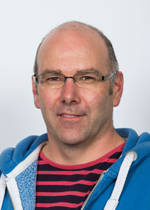 portrait of man with glasses