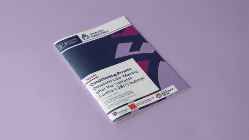 A mockup of the report, Conditioning Power