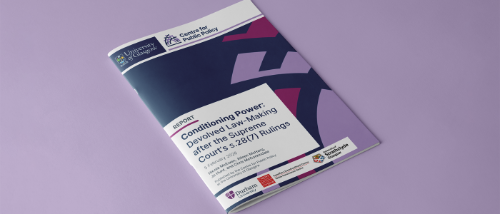 A mockup of the report cover