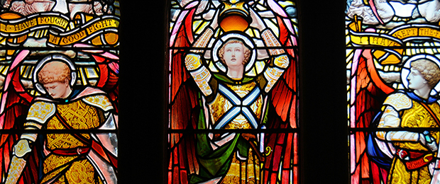 Glasgow cathedral stained glass window